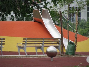 Rainy Park, Queens, NYC Slide #. 1