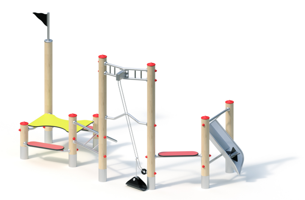 Render of Sand works 2 Robinia structure