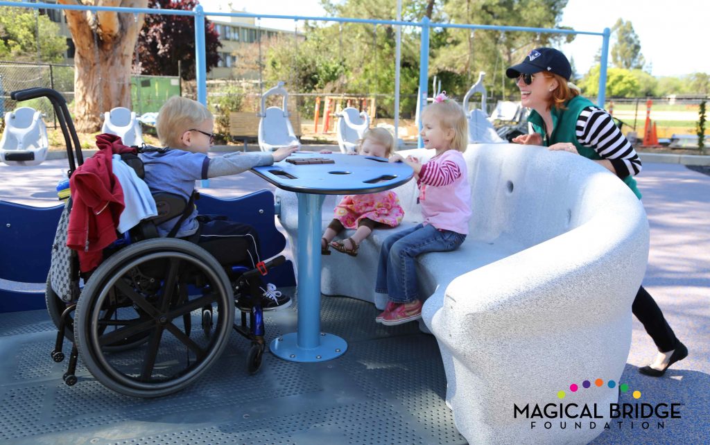 Magical Bridge kids at play