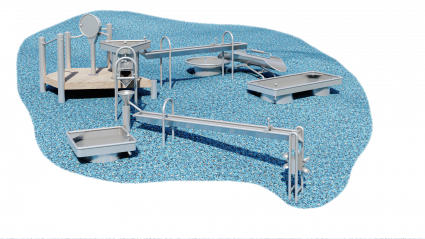 Meander Water Play Rendering Goric Playgrounds