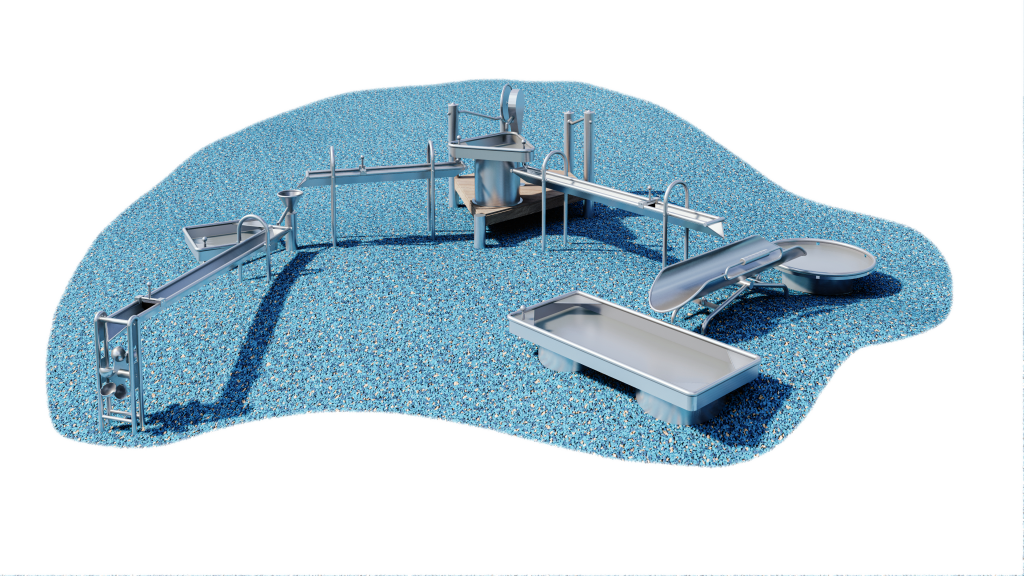 Meander Water Play Rendering Goric Playgrounds