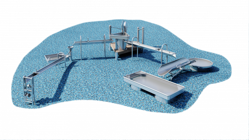 Meander Water Play Rendering Goric Playgrounds