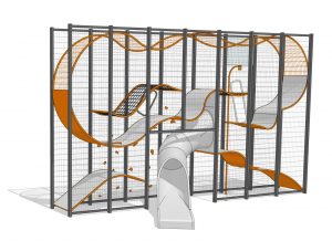 Wallholla 7 Module Stainless Steel Internal Slide Slide #. 0