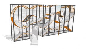 Wallholla 10 Module Stainless Steel Internal Slide Slide #. 0