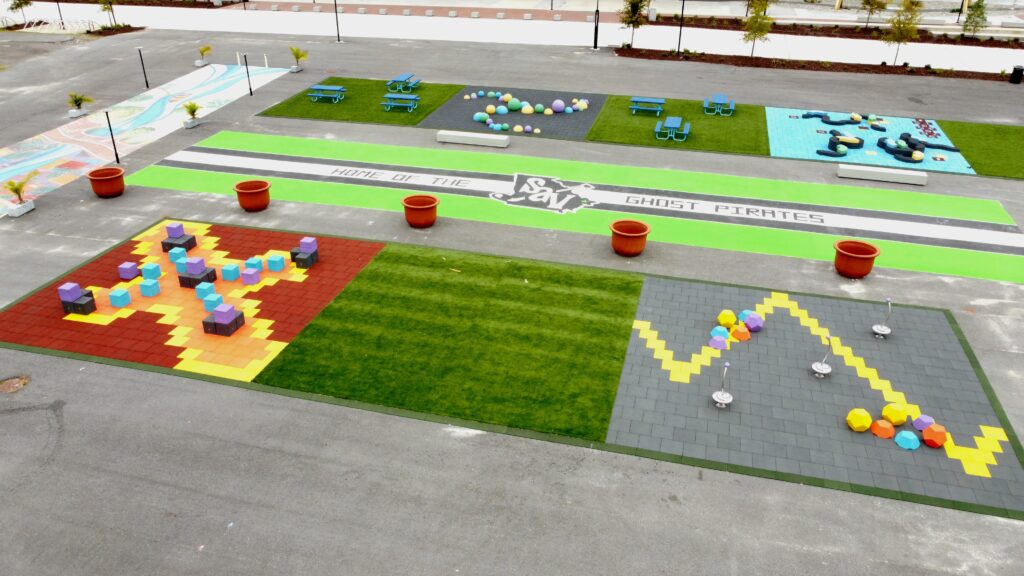 Ariel view of Enmarket Water works Savannah Goric equipment