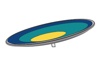 Render of Color Mixer Dish