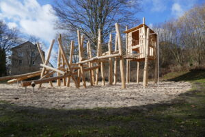 Timber Treetop Slide #. 1