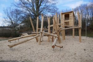 Timber Treetop Slide #. 0