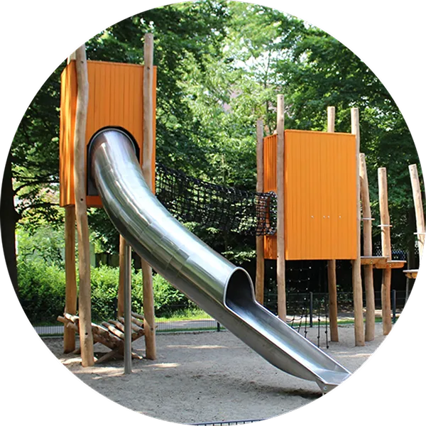 Goric Box houses with slides