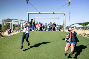 Double Cable Ride 40m Slide #. 0