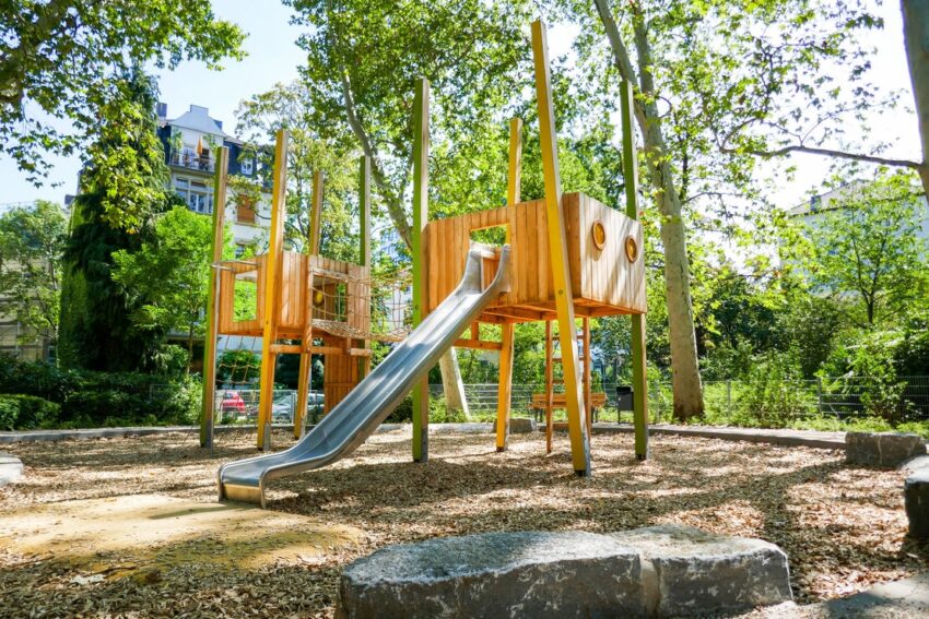 Photo of Large Sensory Playhouse Structure