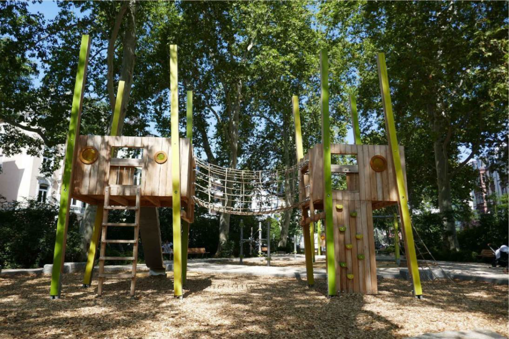 Photo of Large Sensory Playhouse Structure