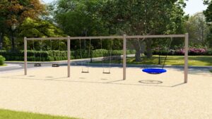 3 Bay Swing Slide #. 0