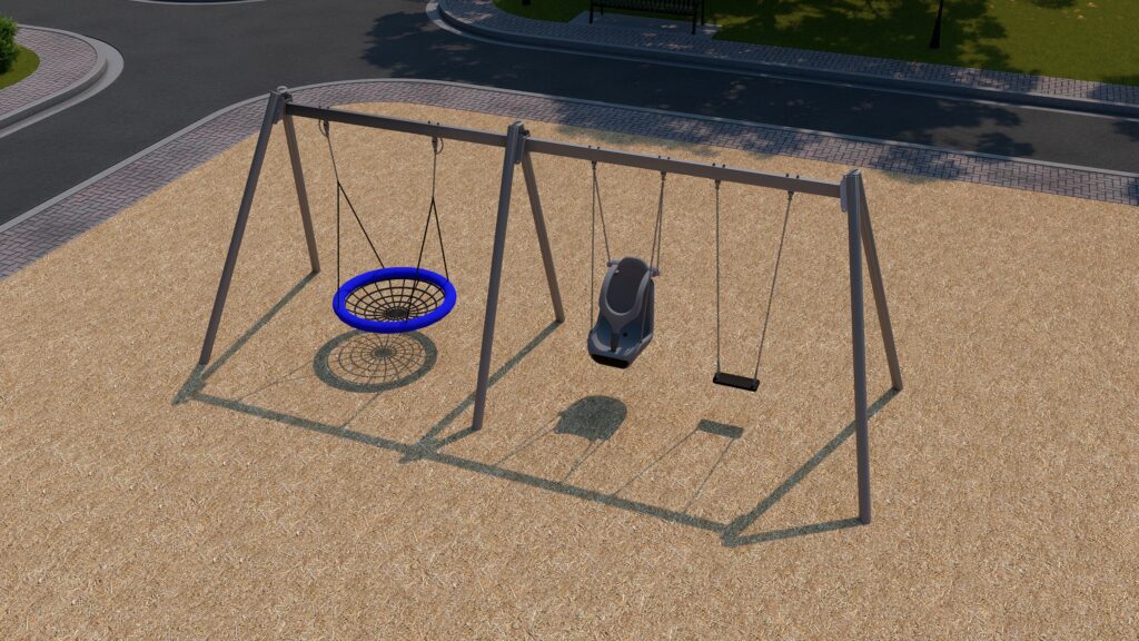 2 Bay Swing Render 4