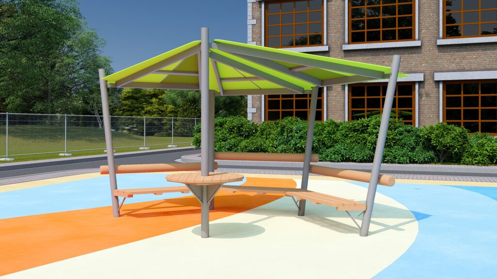 Seated Shade Structure Render 4