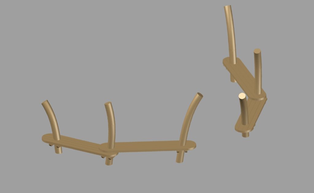 Alternative render of Robinia Benches