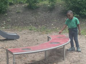 Sand Sieve Bench Slide #. 1