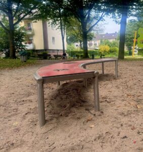 Sand Sieve Bench Slide #. 2